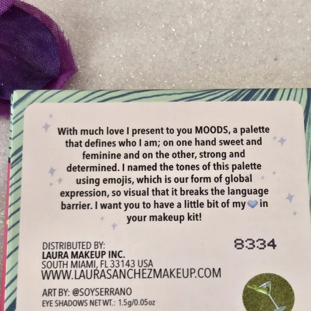 MOODS Laura Sanchez Eyeshadow NWT